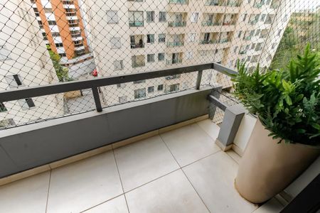 Varanda da Sala de apartamento para alugar com 3 quartos, 139m² em Jardim Ampliação, São Paulo