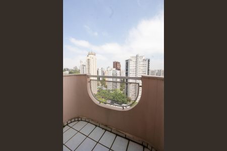 Varanda da Sala de apartamento para alugar com 1 quarto, 110m² em Vila Andrade, São Paulo