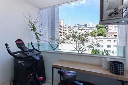 Varanda da Sala de apartamento para alugar com 2 quartos, 70m² em Sion, Belo Horizonte
