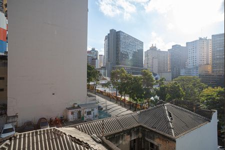 Studio para alugar com 28m², 1 quarto e sem vaga Studio para alugar com 28m², 1 quarto e sem vagaVista da Varanda da Sala/Quarto