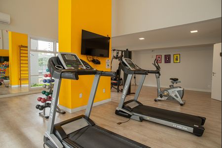 Studio para alugar com 28m², 1 quarto e sem vaga Studio para alugar com 28m², 1 quarto e sem vagaÁrea comum - Academia