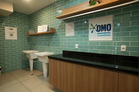 Studio para alugar com 28m², 1 quarto e sem vaga Studio para alugar com 28m², 1 quarto e sem vagaÁrea comum - Lavanderia