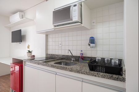 Studio para alugar com 28m², 1 quarto e sem vaga Studio para alugar com 28m², 1 quarto e sem vagaCozinha