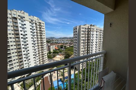 Varanda da Sala de apartamento à venda com 2 quartos, 51m² em Del Castilho, Rio de Janeiro