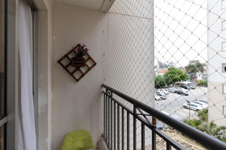 Varanda da Sala de apartamento à venda com 2 quartos, 48m² em Vila Liviero, São Paulo