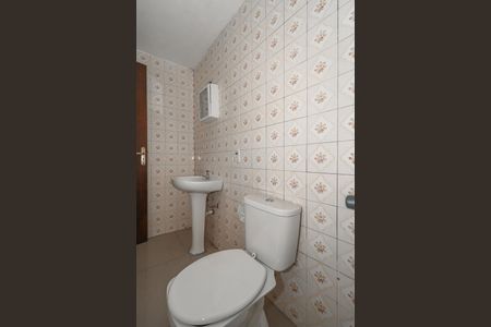 Banheiro da Suíte de apartamento à venda com 1 quarto, 50m² em Jardim do Salso, Porto Alegre