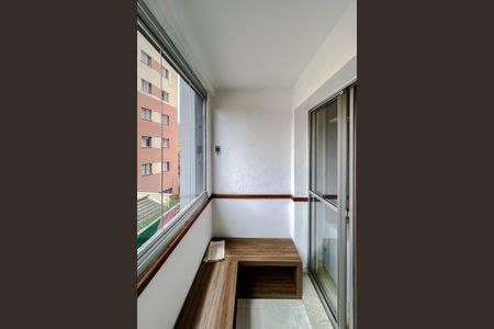 Varanda da Sala de apartamento para alugar com 1 quarto, 42m² em Chácara Inglesa, São Paulo