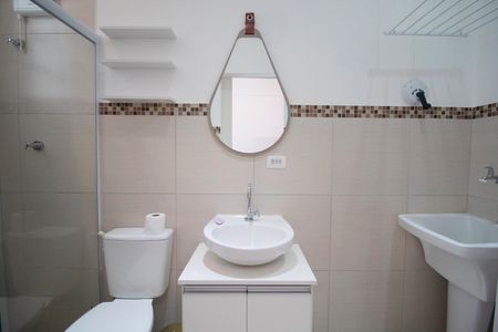 Banheiro de kitnet/studio à venda com 1 quarto, 38m² em Bela Vista, São Paulo