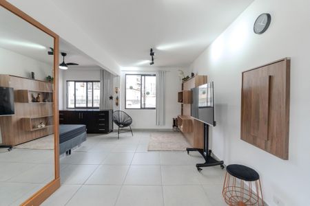 Sala de apartamento para alugar com 1 quarto, 50m² em Consolação, São Paulo