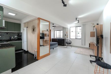 Sala de apartamento para alugar com 1 quarto, 50m² em Consolação, São Paulo