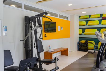 Apartamento para alugar com 33m², 1 quarto e sem vaga Apartamento para alugar com 33m², 1 quarto e sem vagaÁrea comum - Academia