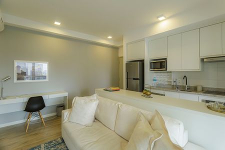 Sala de apartamento para alugar com 1 quarto, 53m² em Vila Olímpia, São Paulo