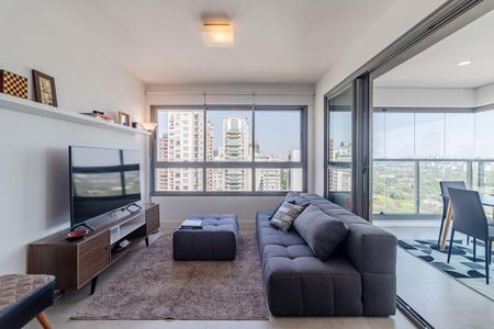 Sala de apartamento para alugar com 2 quartos, 70m² em Jardim America, São Paulo
