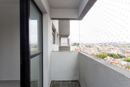Varanda da Sala  de apartamento para alugar com 2 quartos, 56m² em Itaquera, São Paulo