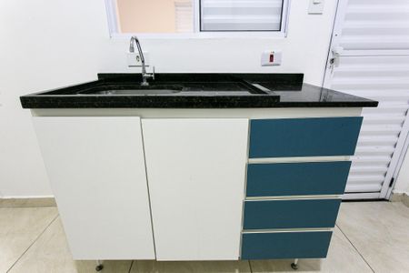 Cozinha de kitnet/studio para alugar com 1 quarto, 20m² em Belenzinho, São Paulo