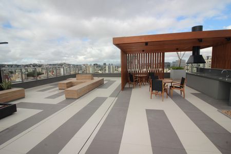 Apartamento para alugar com 27m², 1 quarto e 1 vaga Apartamento para alugar com 27m², 1 quarto e 1 vagaÁrea comum - Churrasqueira