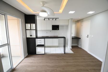 Sala de apartamento para alugar com 1 quarto, 42m² em Bosque, Campinas