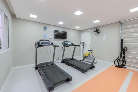 Apartamento à venda com 25m², 1 quarto e sem vaga Apartamento à venda com 25m², 1 quarto e sem vagaÁrea comum - Academia