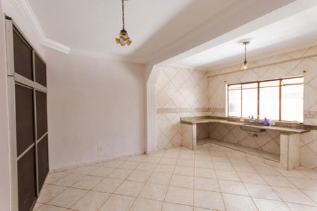 Sala e Cozinha de casa para alugar com 1 quarto, 40m² em Jardim Santo Alberto, Santo André