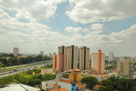 Sala - Vista de apartamento à venda com 3 quartos, 72m² em Vila Euclides, São Bernardo do Campo