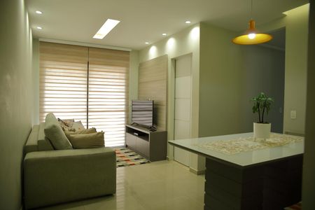 Sala de apartamento à venda com 3 quartos, 72m² em Vila Euclides, São Bernardo do Campo