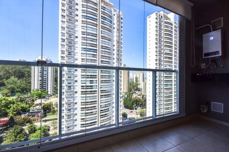 Varanda de apartamento à venda com 1 quarto, 38m² em Vila Andrade, São Paulo