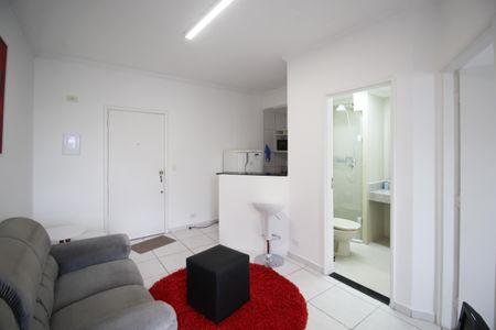 Sala de apartamento para alugar com 1 quarto, 31m² em Indianópolis, São Paulo