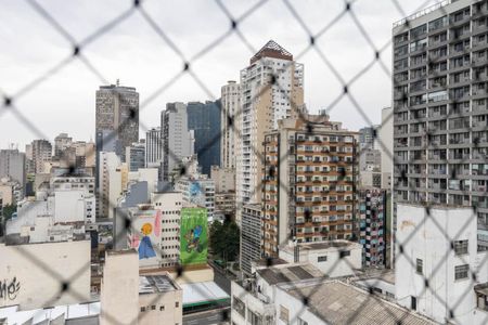 Vista do Quarto de apartamento à venda com 1 quarto, 25m² em Vila Buarque, São Paulo