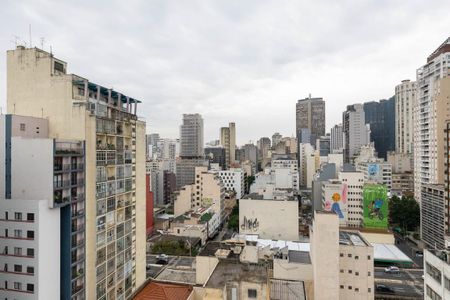 Vista da Sala de apartamento à venda com 1 quarto, 25m² em Vila Buarque, São Paulo