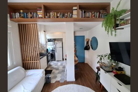 Sala de apartamento à venda com 1 quarto, 40m² em Laranjeiras, Rio de Janeiro