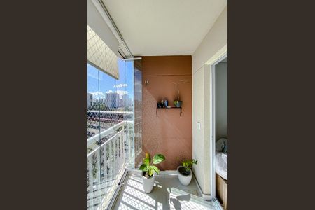 Varanda da Sala de apartamento à venda com 2 quartos, 63m² em Brás, São Paulo