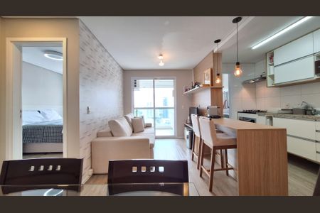 Sala de apartamento para alugar com 1 quarto, 48m² em Várzea da Barra Funda, São Paulo