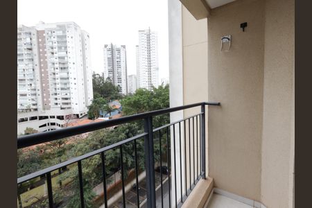 Varanda da Sala de apartamento para alugar com 2 quartos, 49m² em Vila Andrade, São Paulo