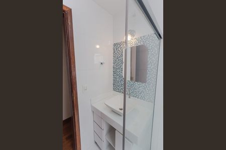 Banheiro da Suíte de apartamento à venda com 3 quartos, 115m² em Santo Antônio, Belo Horizonte