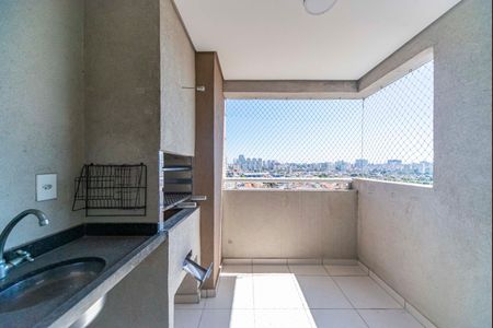 Varanda Gourmet de apartamento para alugar com 2 quartos, 52m² em Vila Scarpelli, Santo André