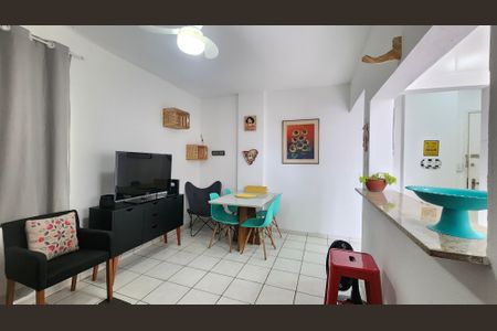 Sala de apartamento para alugar com 1 quarto, 54m² em José Menino, Santos
