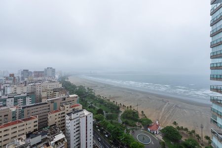 Vista da Varanda de apartamento para alugar com 1 quarto, 73m² em Gonzaga, Santos