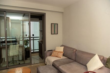Sala de apartamento à venda com 1 quarto, 36m² em Cidade Monções, São Paulo