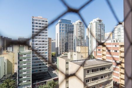 Vista da Varanda da Sala de apartamento para alugar com 1 quarto, 36m² em Consolação, São Paulo
