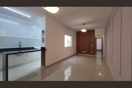 Sala de apartamento à venda com 2 quartos, 75m² em Vila Homero Thon, Santo André
