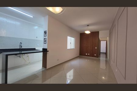 Sala de apartamento à venda com 2 quartos, 75m² em Vila Homero Thon, Santo André