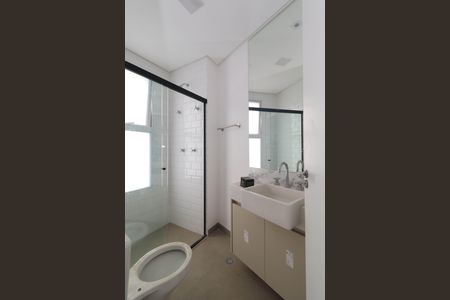 Banheiro da Suíte de kitnet/studio para alugar com 1 quarto, 52m² em Sumaré, São Paulo