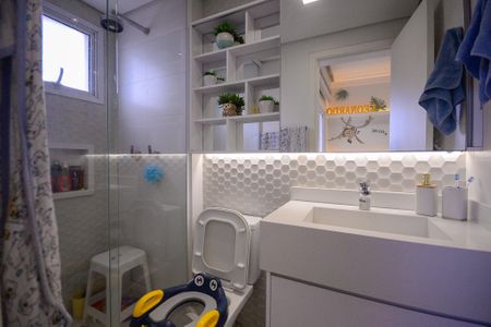 Apartamento à venda com 116m², 2 quartos e 2 vagas Apartamento à venda com 116m², 2 quartos e 2 vagasBanheiro da Suíte 2