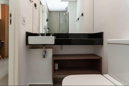 Studio à venda com 25m², 1 quarto e 1 vagaBanheiro Social