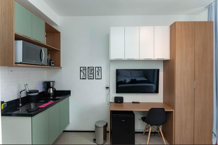 Studio à venda com 25m², 1 quarto e 1 vagaCozinha