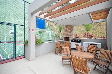 Apartamento à venda com 44m², 1 quarto e 1 vagaChurrasqueira