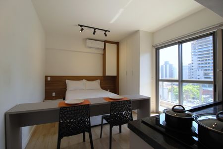 Studio de kitnet/studio para alugar com 1 quarto, 26m² em Indianópolis, São Paulo