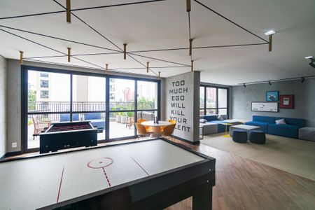 Apartamento à venda com 29m², 1 quarto e sem vaga Apartamento à venda com 29m², 1 quarto e sem vagaÁrea comum - Salão de jogos