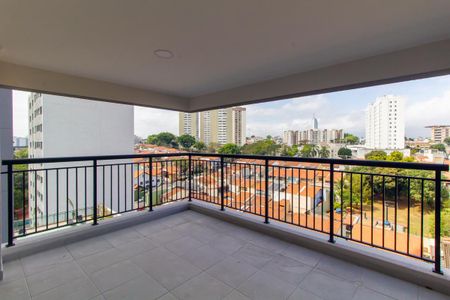 Varanda da Sala de apartamento à venda com 3 quartos, 91m² em Jardim Independência, São Paulo