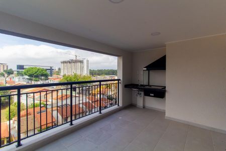 Varanda da Sala de apartamento à venda com 3 quartos, 91m² em Jardim Independência, São Paulo